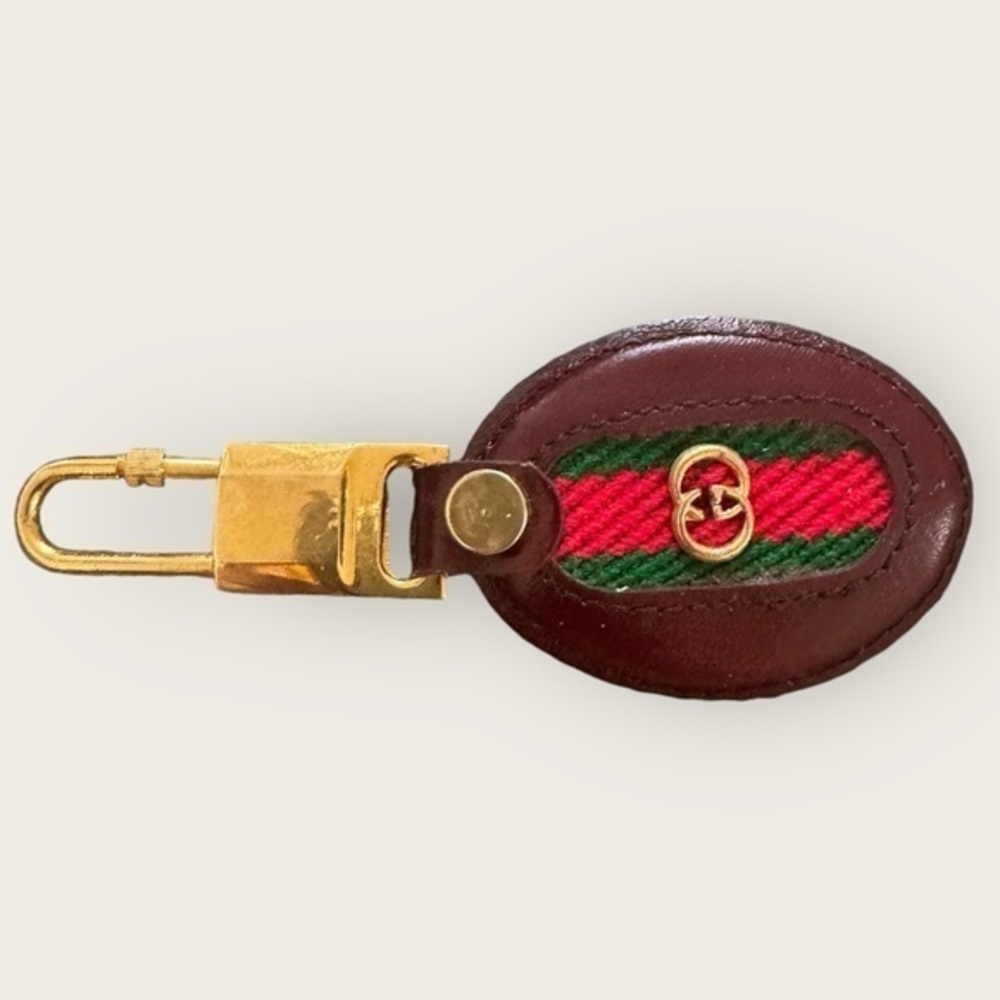 Gucci Leather Keychain